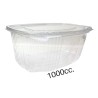 Vaschette Ovali con coperchio in PET - 100% Riciclabile